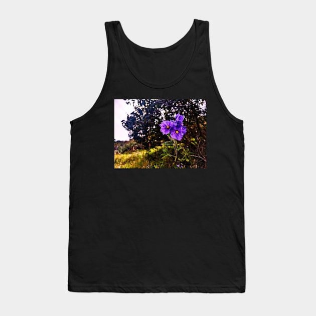 Purple flowers Tank Top by RobertsArt